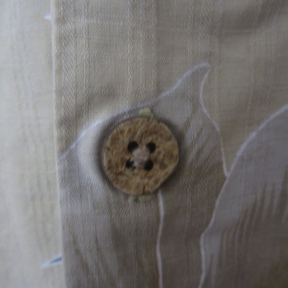 Bermuda Bay Vintage Men Hawaiian camp shirt p2p 24" L aloha luau tropical silk - Picture 6 of 9